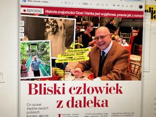 Hank and Gosia in Poland: PRZYJACIOTKA Magazine