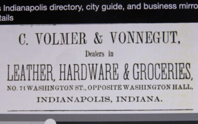 Exclusive: The Indianapolis Partnership of Charles Volmer & Clemens Vonnegut, Jr.